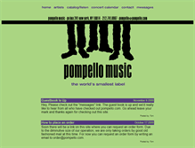 Tablet Screenshot of pompello.com
